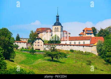 Schloss Greyerz, Fribourg, Schweiz Stockfoto