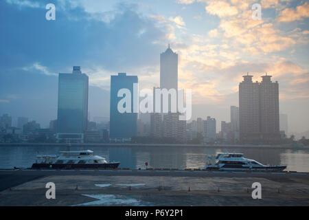 Taiwan Kaohsiung, Liebe Pier Stockfoto