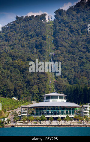 Taiwan, Nantou, Sun Moon Lake, Cable Car Station Stockfoto