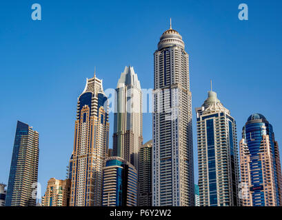 Dubai Marina, Dubai, Vereinigte Arabische Emirate Stockfoto
