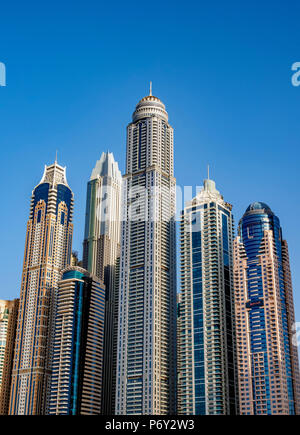 Dubai Marina, Dubai, Vereinigte Arabische Emirate Stockfoto