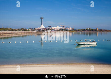 Die Vereinigten Arabischen Emirate, Abu Dhabi, Blick auf die Marina Mall Stockfoto