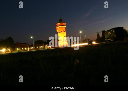 Türme in der marienpark von Berlin Tempelhof Stockfoto