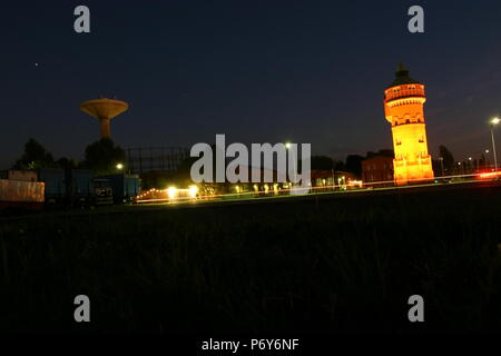 Türme in der marienpark von Berlin Tempelhof Stockfoto