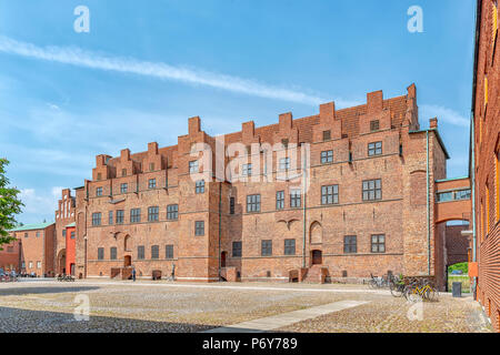 Das historische Schloss von Malmohus befindet sich in der schwedischen Stadt Malmö. Stockfoto