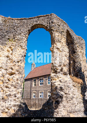 Lesen Abby Ruinen, nun wieder für die Öffentlichkeit, Lesen Abby Viertel, Reading, Berkshire, England, UK, GB. Stockfoto