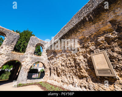 Kapitel Haus, Lesen Abby Ruinen, nun wieder für die Öffentlichkeit, Lesen Abby Viertel, Reading, Berkshire, England, UK, GB. Stockfoto