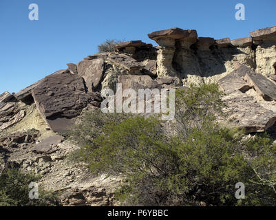 Ischigualasto Provincial Park, San Juan, Argentinien Stockfoto