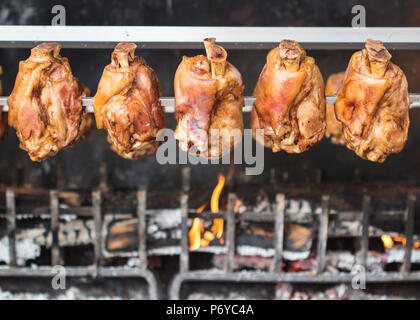 Deutsche Beine/Eisbein/BBQ-Grill Stockfoto