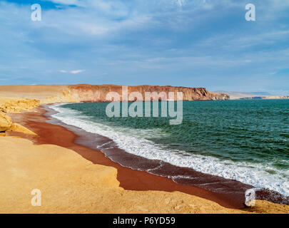 Red Beach, Paracas National Reserve, ICA-Region, Peru Stockfoto