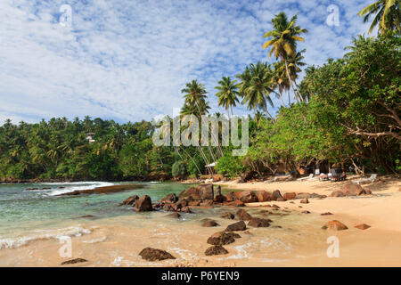 Sri Lanka, Südküste, Mirissa, Strand Stockfoto