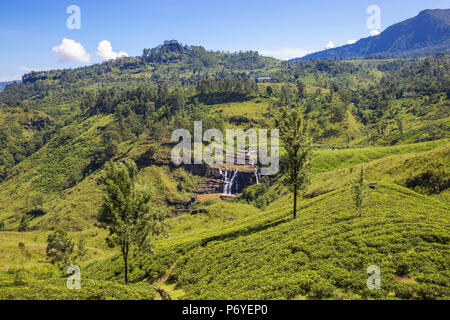 Sri Lanka, Nuwara Eliya, St Clair Wasserfall Stockfoto