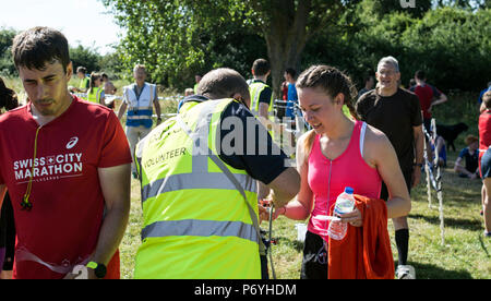 Parkrun Abingdon, Oxfordshire, England, Großbritannien Stockfoto