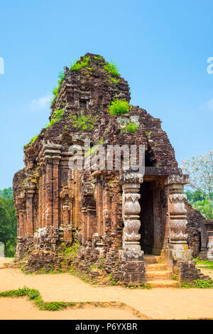 Mein Sohn Ruinen Cham Tempel Website, Duy Xuyen District, Provinz Quang Nam, Vietnam Stockfoto