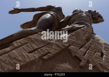 Statue zu Unabhängigkeit, Dakar, Senegal Stockfoto