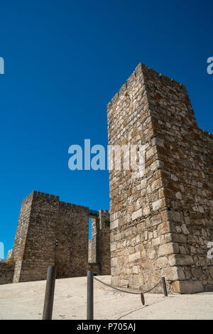 Schloss von Trujillo (Castillo árabe), Extremadura, Spanien, im IX-XII Jh. Stockfoto