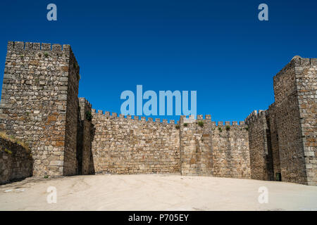 Schloss von Trujillo (Castillo árabe), Extremadura, Spanien, im IX-XII Jh. Stockfoto