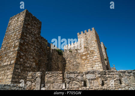 Schloss von Trujillo (Castillo árabe), Extremadura, Spanien, im IX-XII Jh. Stockfoto