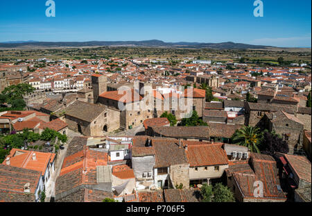 Alcázar de Luis de Chaves el Viejo in Trujillo, Extremadura, Spanien Stockfoto