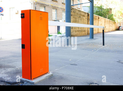 Automatische Schranke und Sicherheit System Stockfoto