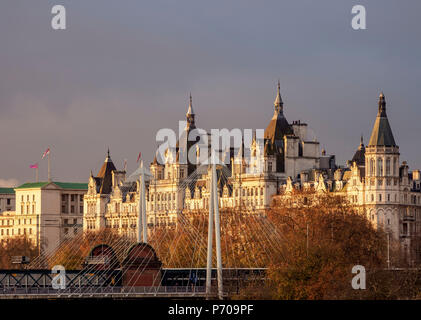 Eine Whitehall Street, London, England, Vereinigtes Königreich Stockfoto