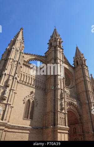 Spanien, Balearen, Mallorca, Palma De Mallorca, Kathedrale (La Seu) Stockfoto