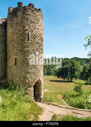 Sham Castle bei Roundhay Park Roundhay Leeds West Yorkshire England Stockfoto