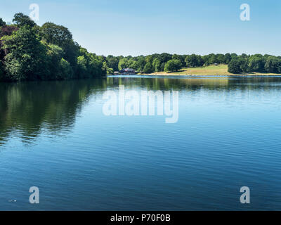 Waterloo See bei Roundhay Park Roundhay Leeds West Yorkshire England Stockfoto