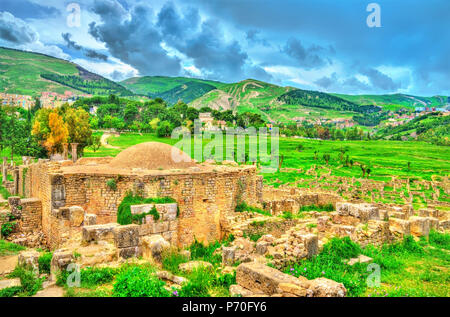 Berbero-Roman Ruinen von Djemila in Algerien Stockfoto