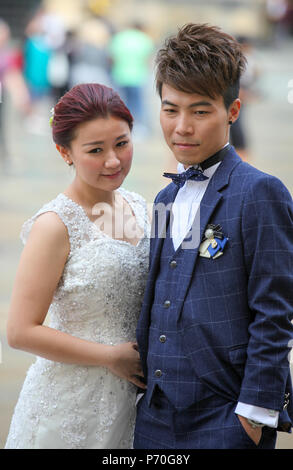 Heiraten in Prag Stockfoto