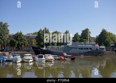 Thekla, Veranstaltungsort für Live-Musik und Club on a Boat, Bristol, Großbritannien Stockfoto