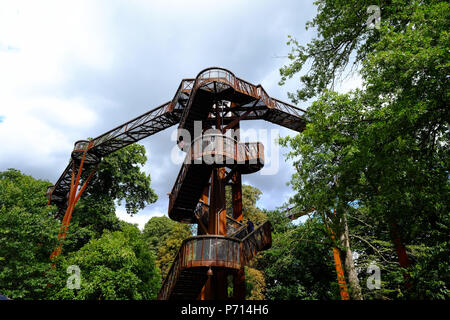 Treetop Gehweg, Kew Gardens, UNESCO-Weltkulturerbe, London, England, Vereinigtes Königreich, Europa Stockfoto