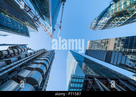 Financial District Wolkenkratzer, City of London, London, England, Vereinigtes Königreich, Europa Stockfoto