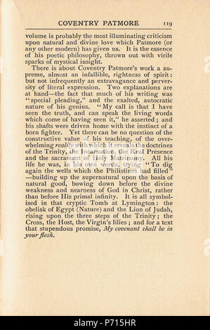 . Des Dichters Chantry.. Englisch: ein Scan der Arbeit von Katherine Brégy" des Dichters Chantry'. N/A5 des Dichters Chantry pg 119 Stockfoto
