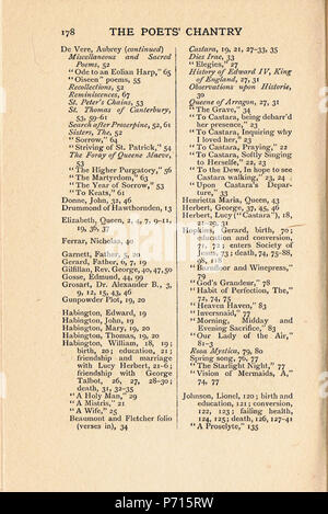 . Des Dichters Chantry.. Englisch: ein Scan der Arbeit von Katherine Brégy" des Dichters Chantry'. N/A5 des Dichters Chantry pg 178 Stockfoto
