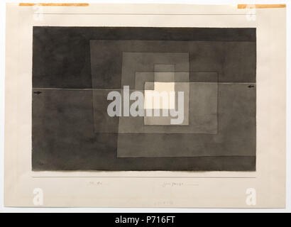 Paul Klee zwei Möglichkeiten (zwei Gänge) 37 GUGG zwei Möglichkeiten Stockfoto