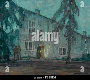 140 Henry Ossawa Tanner - Haus der Jeanne d'Arc Domrémy), 1918. Öl auf Holz Fenster Stockfoto