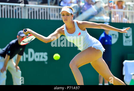 Danielle Collins (USA) spielen an der Natur Tal International, Eastbourne 27. Juni 2018 Stockfoto