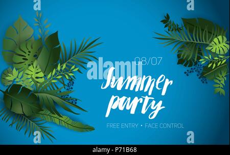 Sommer vibes Party Stock Vektor