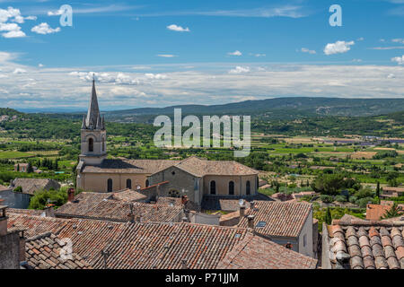 Neue Kirche Bonnieux Apt Vaucluse Provence-Alpes-Côte d'Azur Frankreich Stockfoto