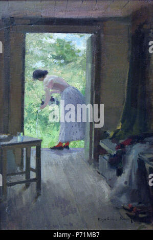 Englisch: Deutsch: Auf dem Lande:. 1895 1 1895 Korovin mit dem Lande anagoria Stockfoto