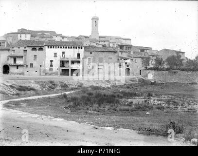 Englisch: Còpia digitale del negatiu Original de vidre Llegat Dolors Moros, 2010 Museu d'Art Jaume Morera, Lleida. 2713. 30. November 1899 8 Baldomer Gili Roig. El Vilosell (Les Garrigues) Stockfoto