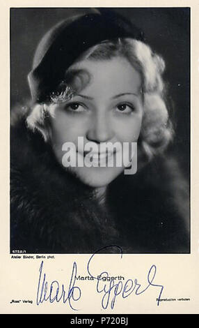 Marta Eggerth. ca. 1928 46 Marta Eggerth Binder 1. Stockfoto