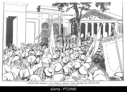 2 1909-07-11, Gedeón, Guernicaco arbola, o El árbol de Guernica, Para decirlo en Castellano, Medina Vera Stockfoto