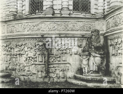 Englisch: Kirche der Anmelden Dubrovitsy, Moskau, Russische Föderation, 1690-1704 als fotografiert von S. S. Pawlow (1860-1924): (-, 1860-1924). 31 August 2013, 00:33:33 27 Dubrovitsy Kirche von Zeichen (13 a) Stockfoto