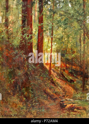 Englisch: Von der Straße auf dem Weg nach Stinson Beach von Mill Valley [in Kalifornien] von David Howard Hitchcock, 1910, Öl auf Leinwand, 16 x 12 in. . 1910 1' von der Straße auf dem Weg nach Stinson Beach von Mill Valley" von David Howard Hitchcock Stockfoto