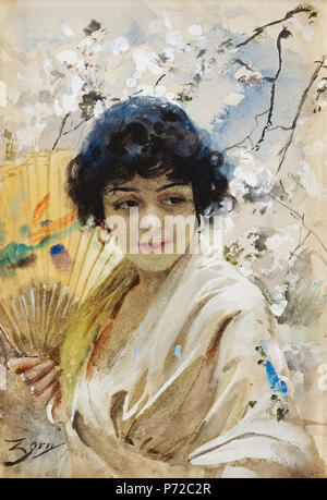 . Rosita zwischen 1884 und 1885 9 Anders Zorn - Rosita 1884-1885 Stockfoto