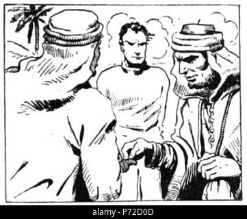 Slovenščina: Ilustracija Jožeta Beranka za slikanico Josipa Podmilšaka Žalost in veselje, Slovenski Dom 1941. 1941 6 BeranekZV 259 Stockfoto