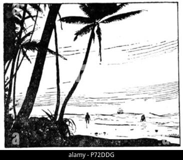 Slovenščina: Ilustracija Jožeta Beranka za slikanico Josipa Podmilšaka Žalost in veselje, Slovenski Dom 1941. 1941 7 BeranekZV 358 Stockfoto