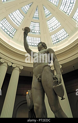 Antinous, Statue, Frau Hebel Art Gallery, Port Sunlight Village, untere Rd, Bebington, Wirral, North West England, UK, CH62 5EQ Stockfoto